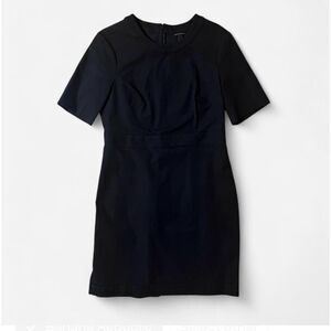 Banana Republic Black Minimalist Dress | Classic Sleeveless Midi